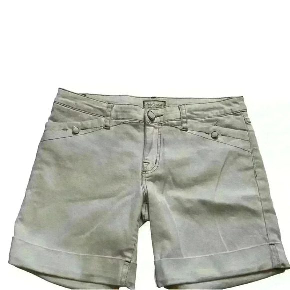 Y2k 90s White BabyPhat Summer Shorts Size 9 - Picture 3 of 8